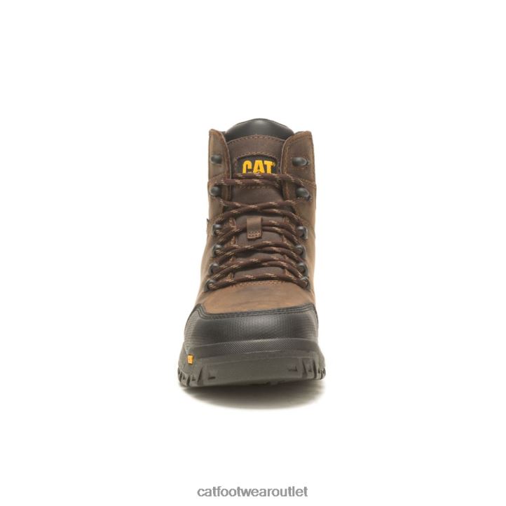 Men Caterpillar Resorption Waterproof Composite Toe Work Boot Seal Brown 8FHTR49 | Work Boots