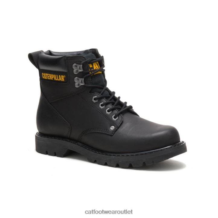 Men Caterpillar Second Shift Work Boot Black 8FHTR15 | Work Boots