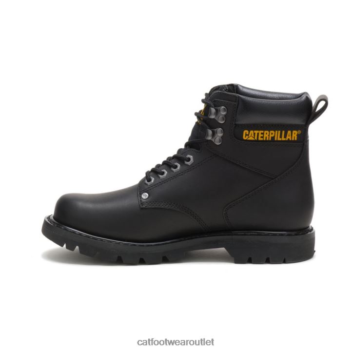 Men Caterpillar Second Shift Work Boot Black 8FHTR15 | Work Boots