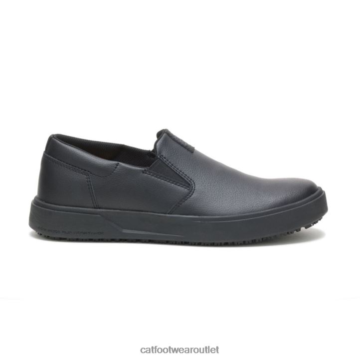 Men Caterpillar Prorush SR+ Slip-On Black 8FHTR108 | Work Shoes