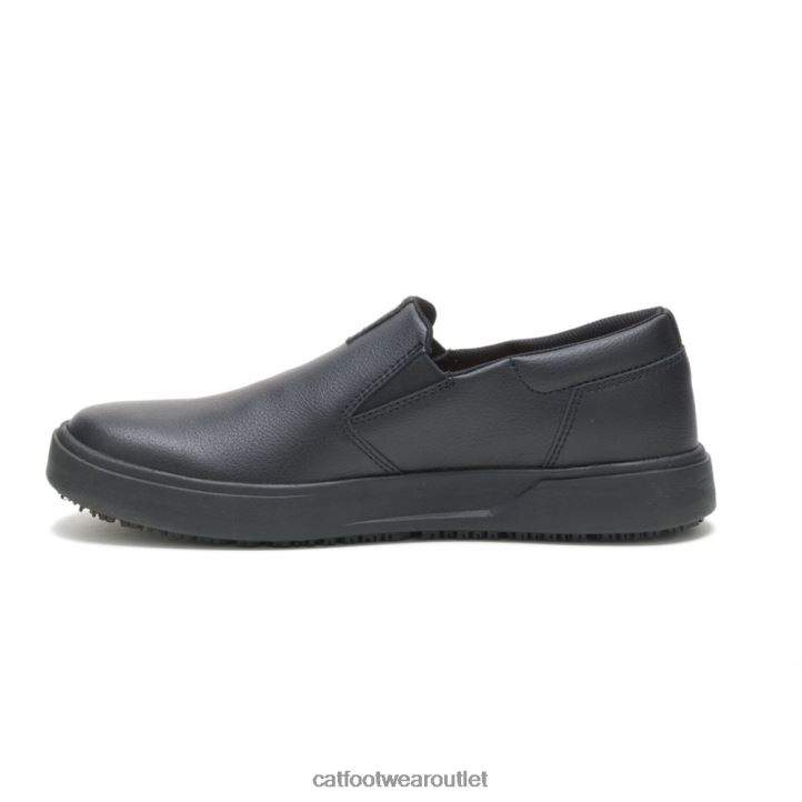 Men Caterpillar Prorush SR+ Slip-On Black 8FHTR108 | Work Shoes