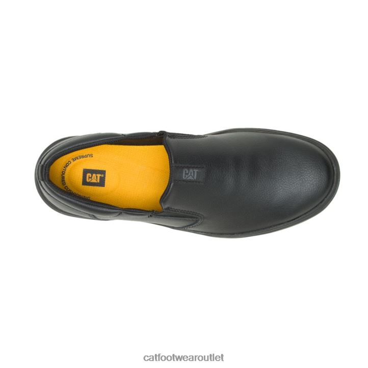 Men Caterpillar Prorush SR+ Slip-On Black 8FHTR108 | Work Shoes