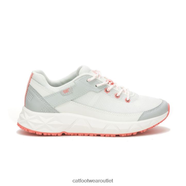 Men Caterpillar Prorush Speed Fx Shoe Bright White/Glacier Grey 8FHTR102 | Work Shoes