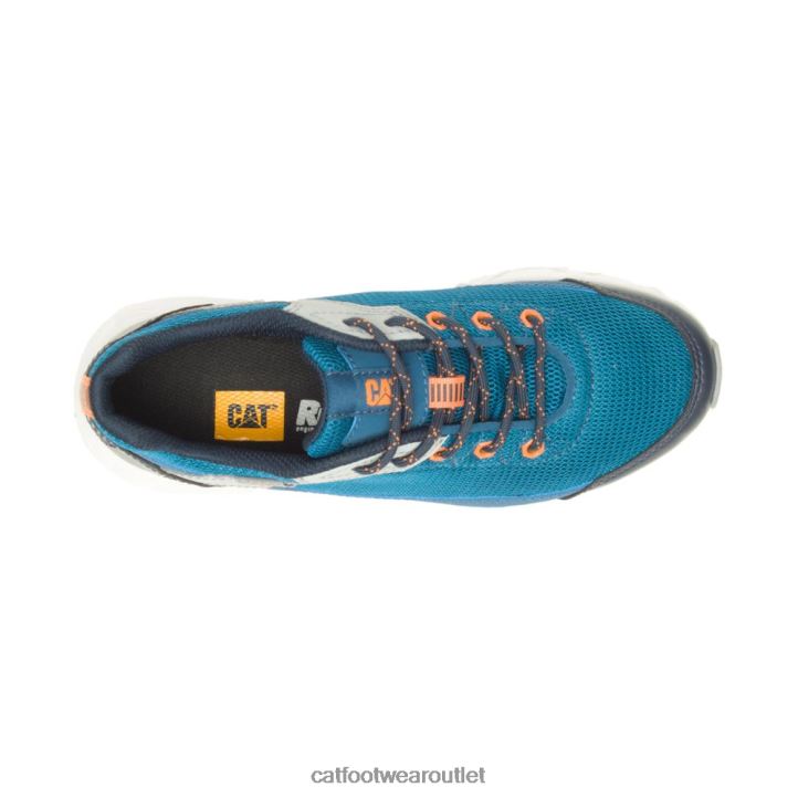 Men Caterpillar Prorush Speed Fx Shoe Moroccan Blue/Wild Dove 8FHTR105 | Work Shoes