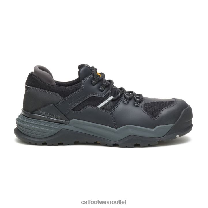 Men Caterpillar Provoke Lo Waterproof Alloy Toe Work Shoe Black 8FHTR107 | Work Shoes