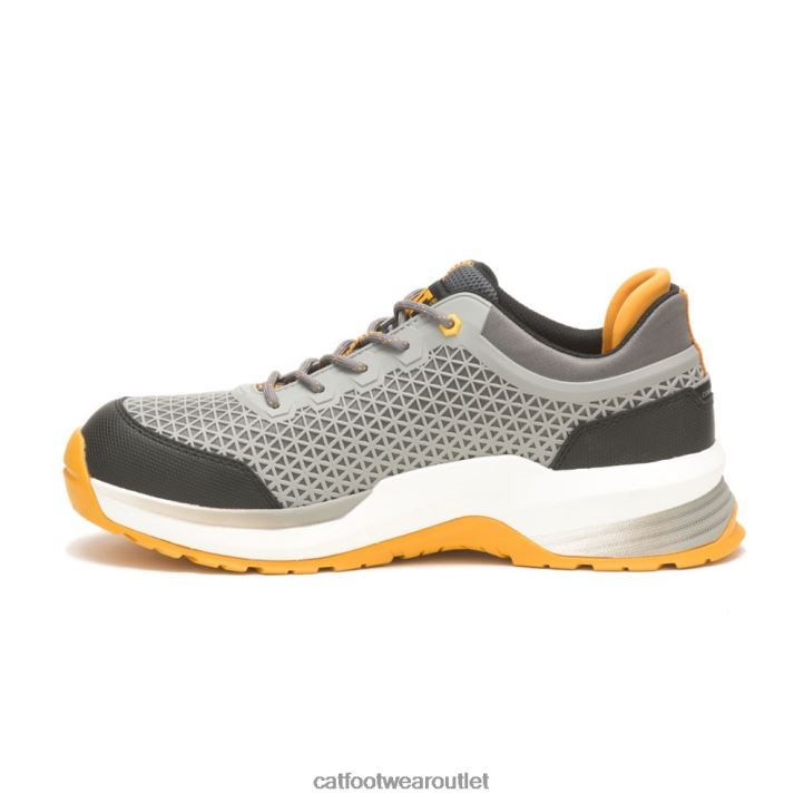 Men Caterpillar Streamline 2.0 Composite Toe Work Shoe Medium Charcoal/Paloma 8FHTR98 | Work Shoes
