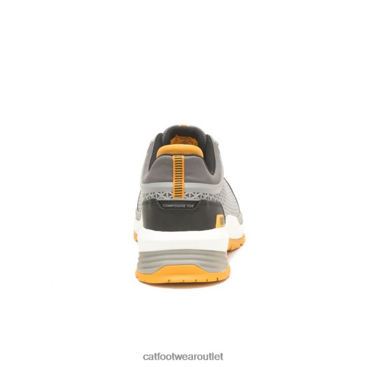 Men Caterpillar Streamline 2.0 Composite Toe Work Shoe Medium Charcoal/Paloma 8FHTR98 | Work Shoes