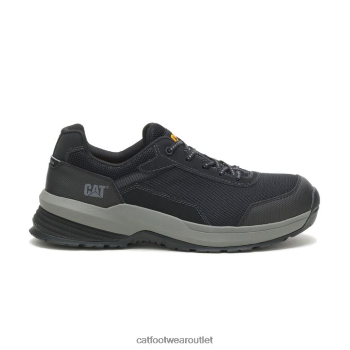 Men Caterpillar Streamline 2.0 Mesh Composite Toe Work Shoe Black 8FHTR91 | Work Shoes