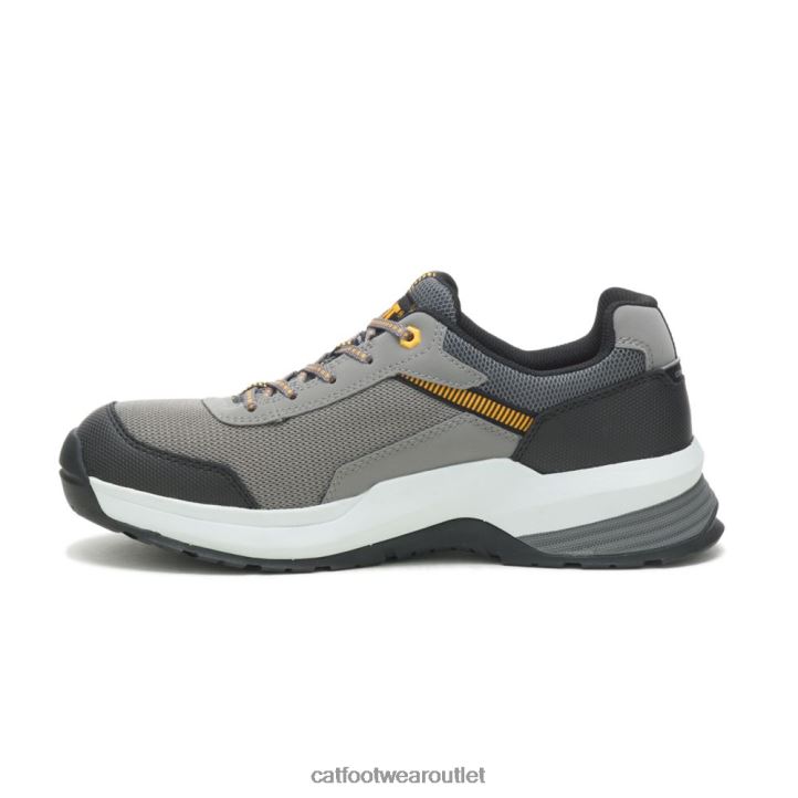 Men Caterpillar Streamline 2.0 Mesh Composite Toe Work Shoe Medium Charcoal 8FHTR92 | Work Shoes