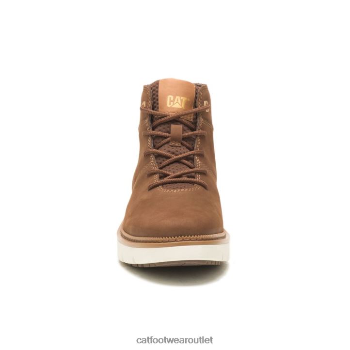 Women Caterpillar Chariot Plain Toe Mid Boot Bison 8FHTR305 | Casual Boots