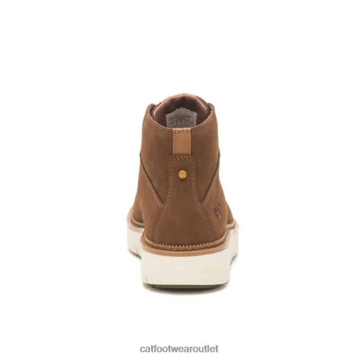 Women Caterpillar Chariot Plain Toe Mid Boot Bison 8FHTR305 | Casual Boots