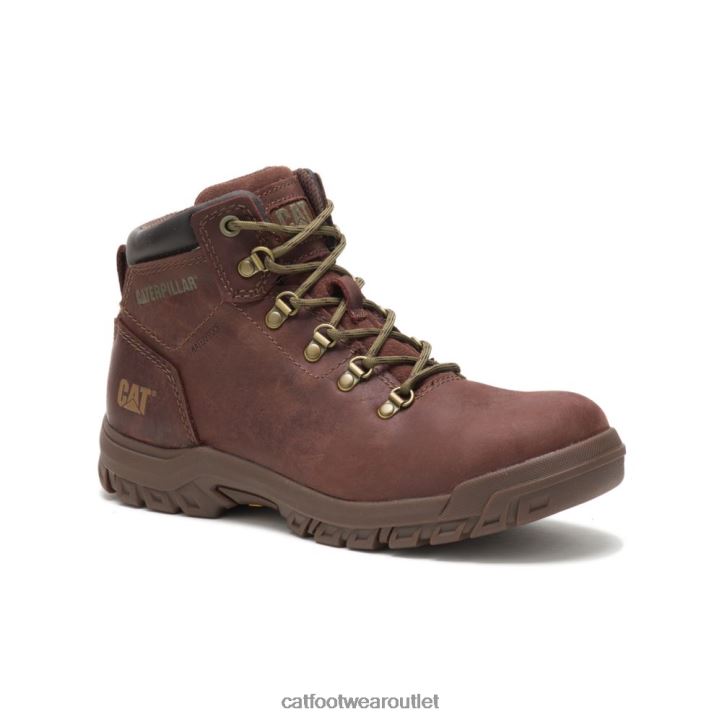Women Caterpillar Mae Steel Toe Waterproof Work Boot Cocoa 8FHTR277 | Work Boots