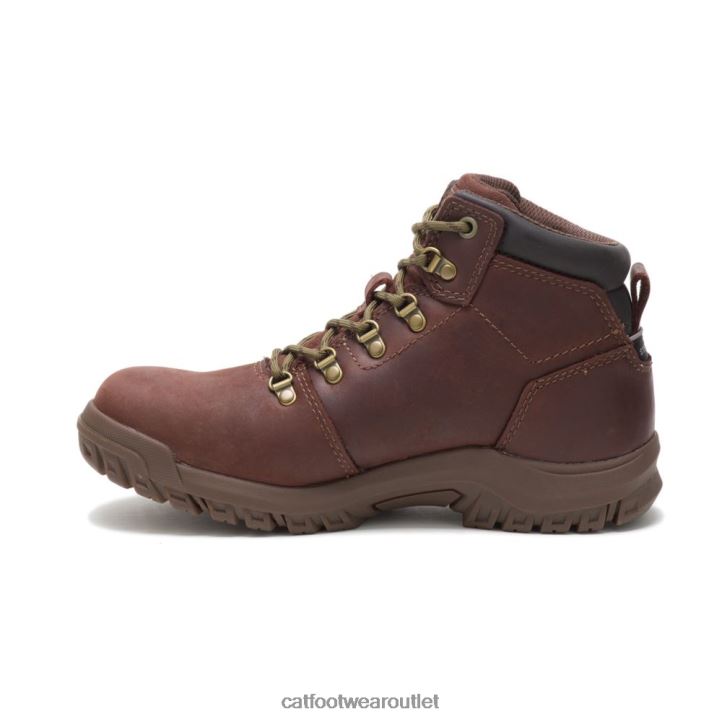 Women Caterpillar Mae Steel Toe Waterproof Work Boot Cocoa 8FHTR277 | Work Boots