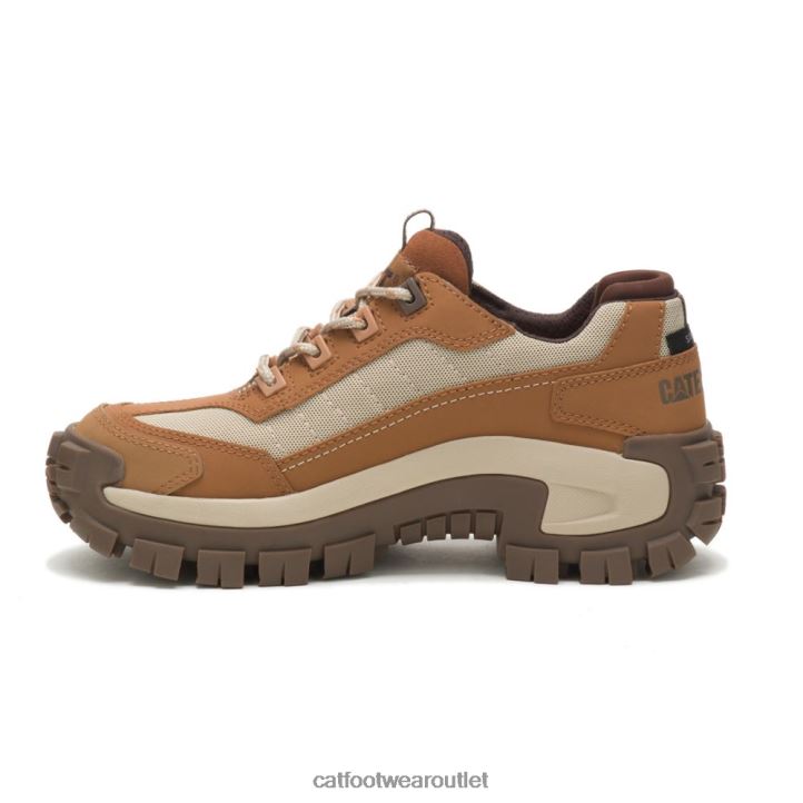 Women Caterpillar Invader Steel Toe Work Shoe Brown Sugar/Tan 8FHTR286 | Work Shoes