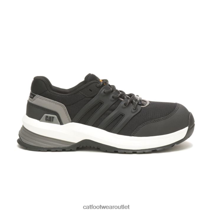 Women Caterpillar Streamline 2.0 Composite Toe Work Shoe Black/Medium Charcoal 8FHTR297 | Work Shoes
